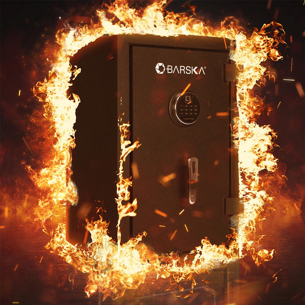 *Barska AX13744 Biometric Keypad Fire Resistant Safe - Dean Safe