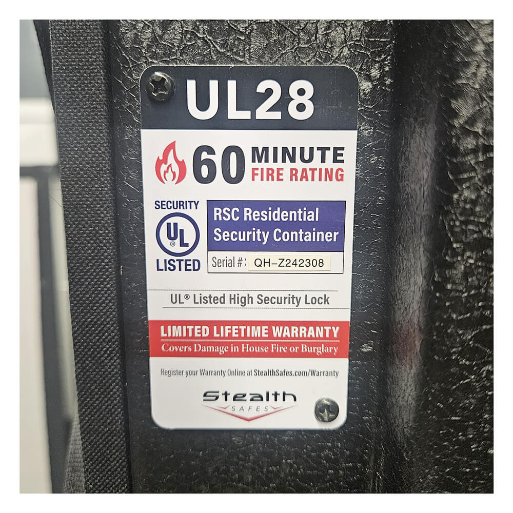 Stealth UL RSC Gun Safe UL28 - Blemished - Dean Safe