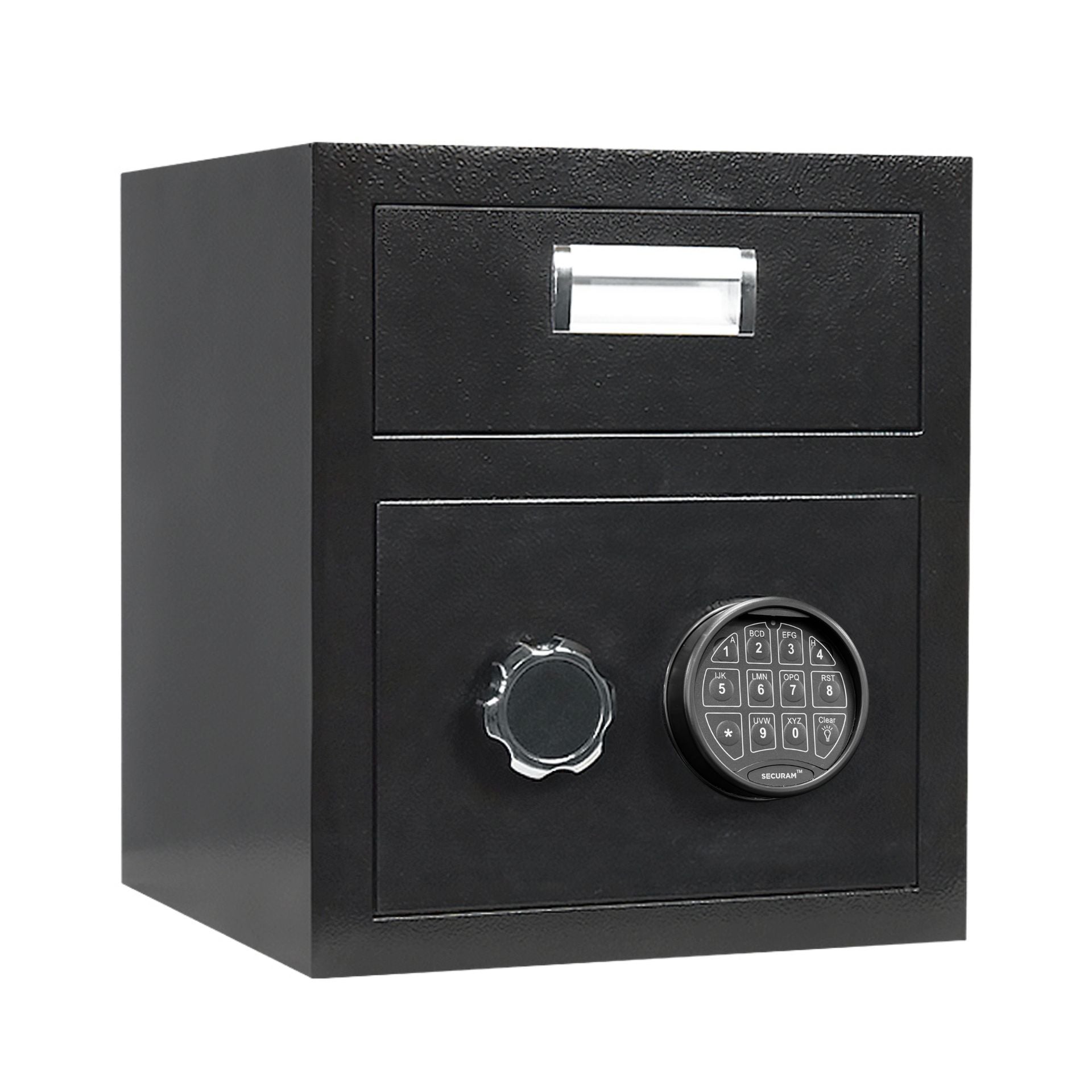 Stealth DS1614 Drop Safe Mini Depository Vault with secure lock and compact design for cash and valuables storage.