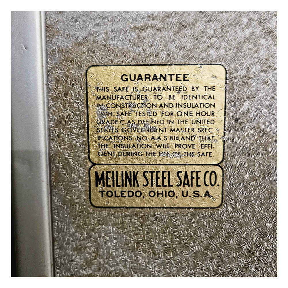 Used Meilink Fire Class C Safe - Dean Safe