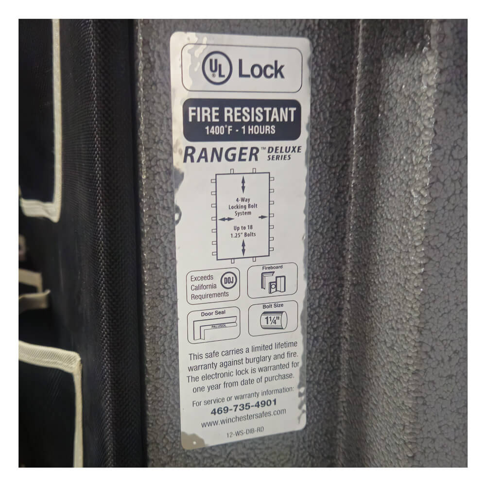 Winchester Ranger Deluxe 31 2014 Used Gun Safe