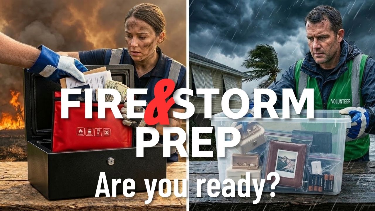 Fire & Storm Prep: Protecting Valuables from Disaster