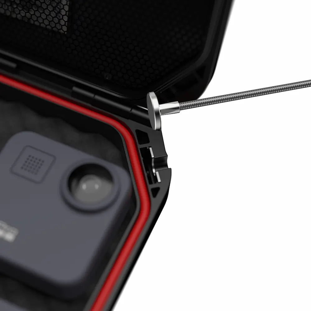 Vaultek LifePod 10 biometric rugged weather-resistant portable safe with steel cable for secure storage and anti-theft protection.
