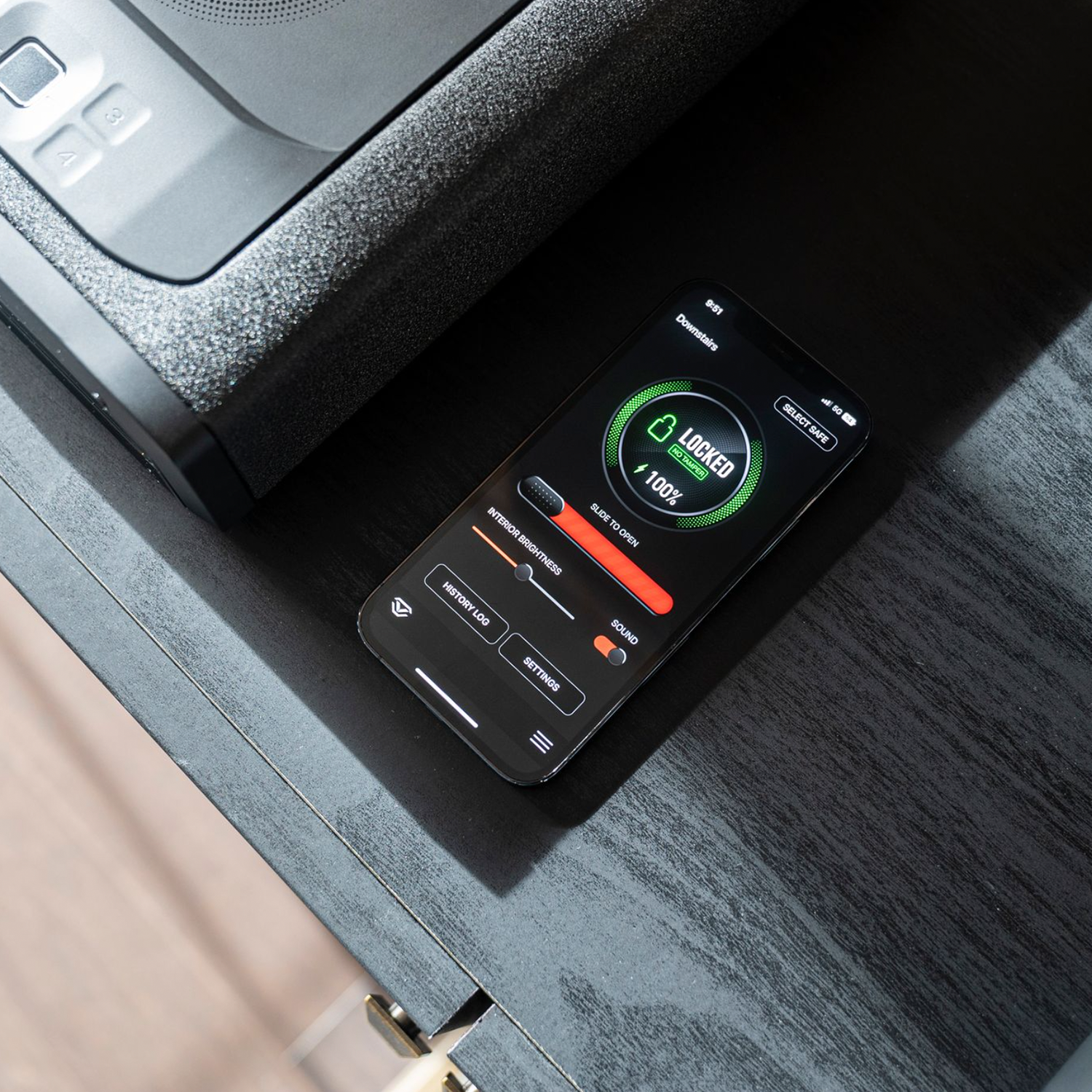 Vaultek DS2i Smart Station Bluetooth Biometric Handgun Safe - Dean Safe 