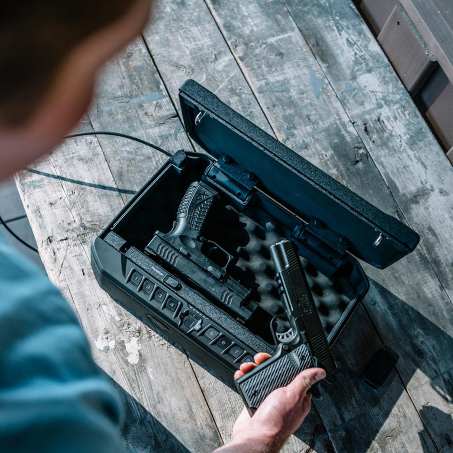 Vaultek VT Series VTi Bluetooth Biometric Handgun Safe - Dean Safe 