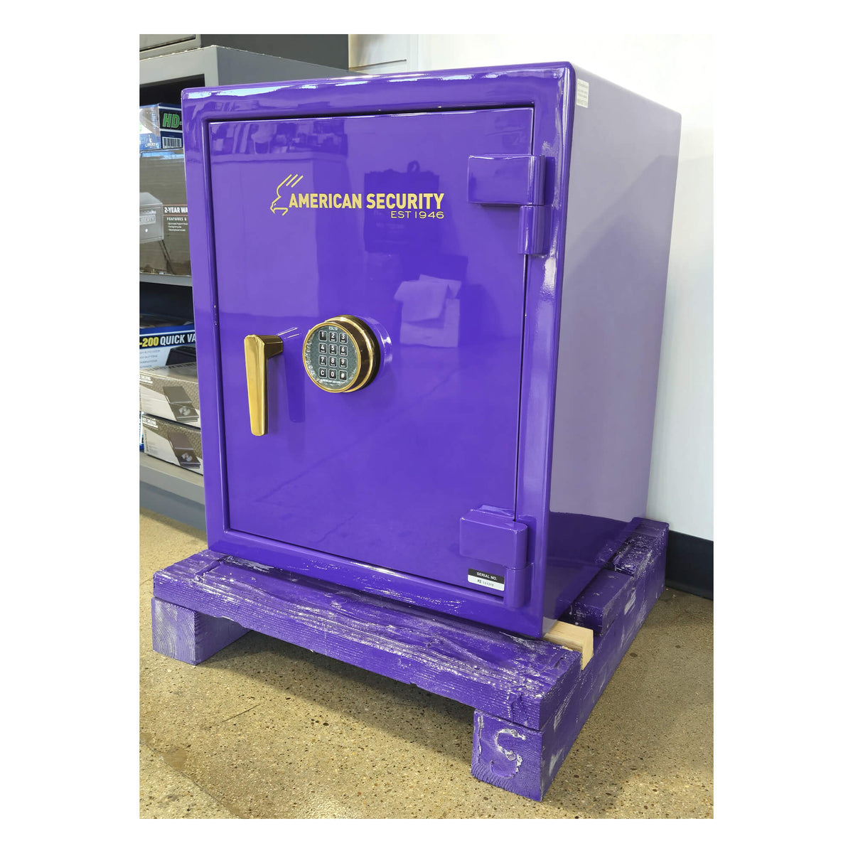 AMSEC BF2116 Burglary and Fire Safe Reign Purple Gloss - Special Order | Dean Safe