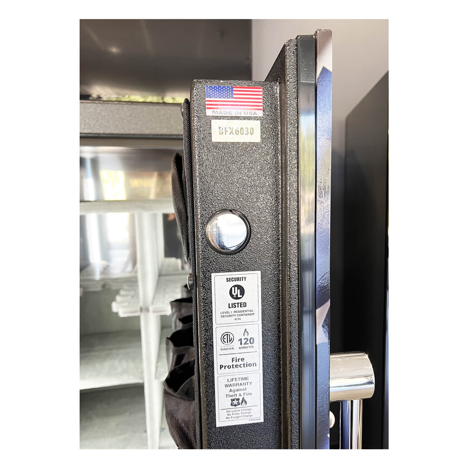 AMSEC BFX6030 BFX Gun Safe USA Flag Door Wrap Special Order - Dean Safe 