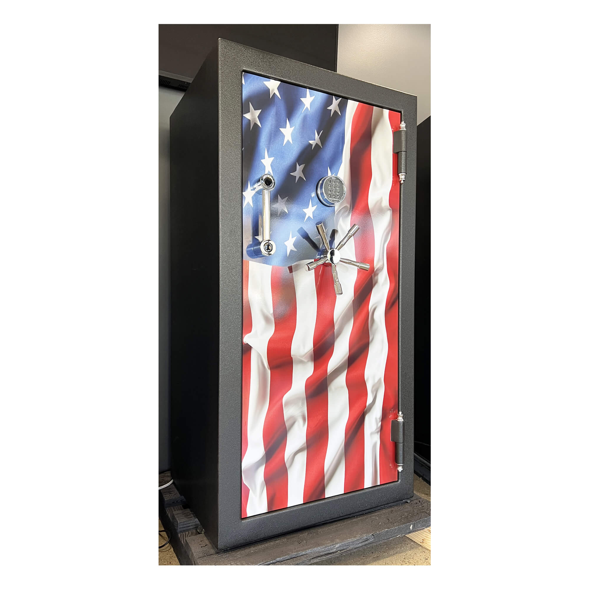AMSEC BFX6030 BFX Gun Safe USA Flag Door Wrap Special Order - Dean Safe 