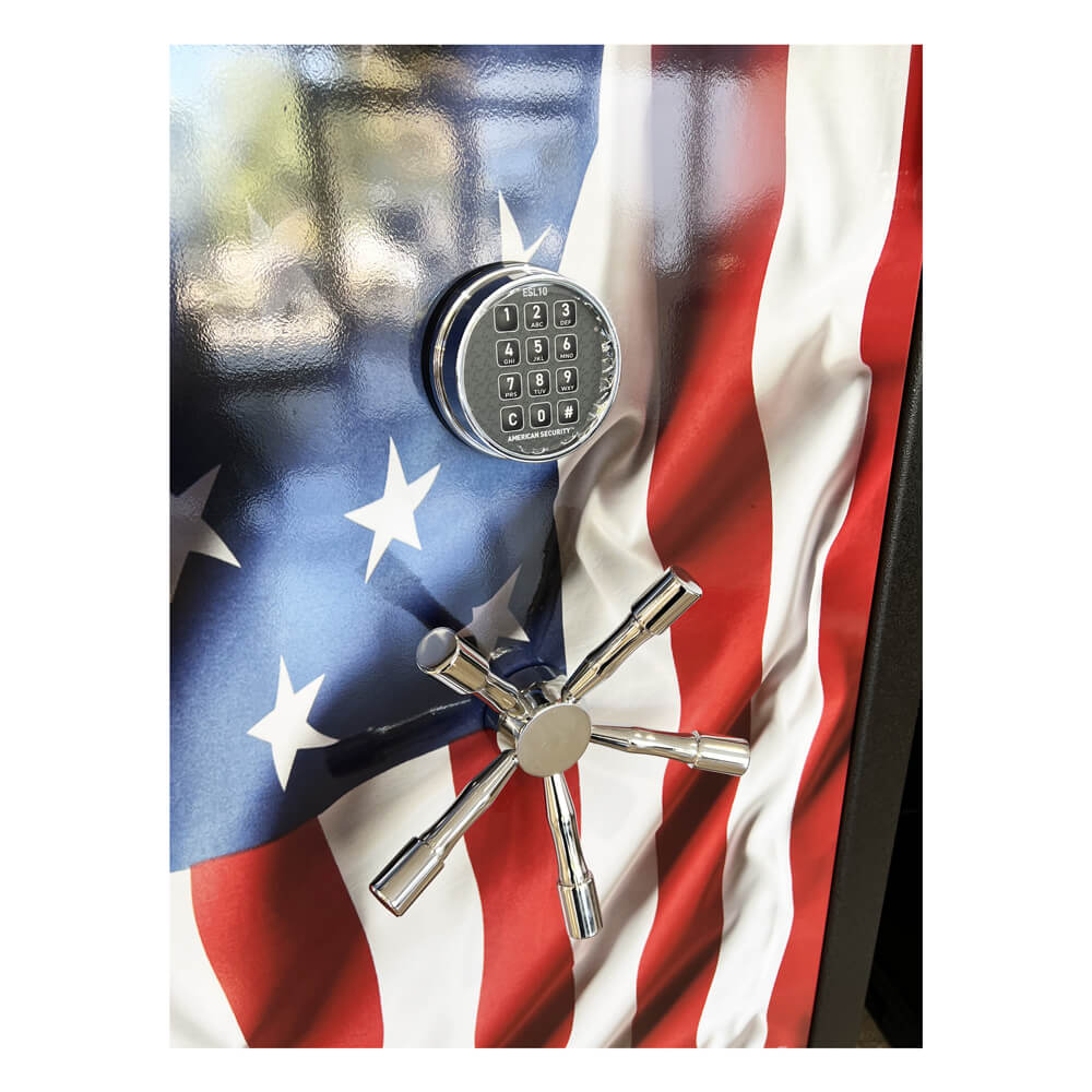 AMSEC BFX6030 BFX Gun Safe USA Flag Door Wrap Special Order - Dean Safe 