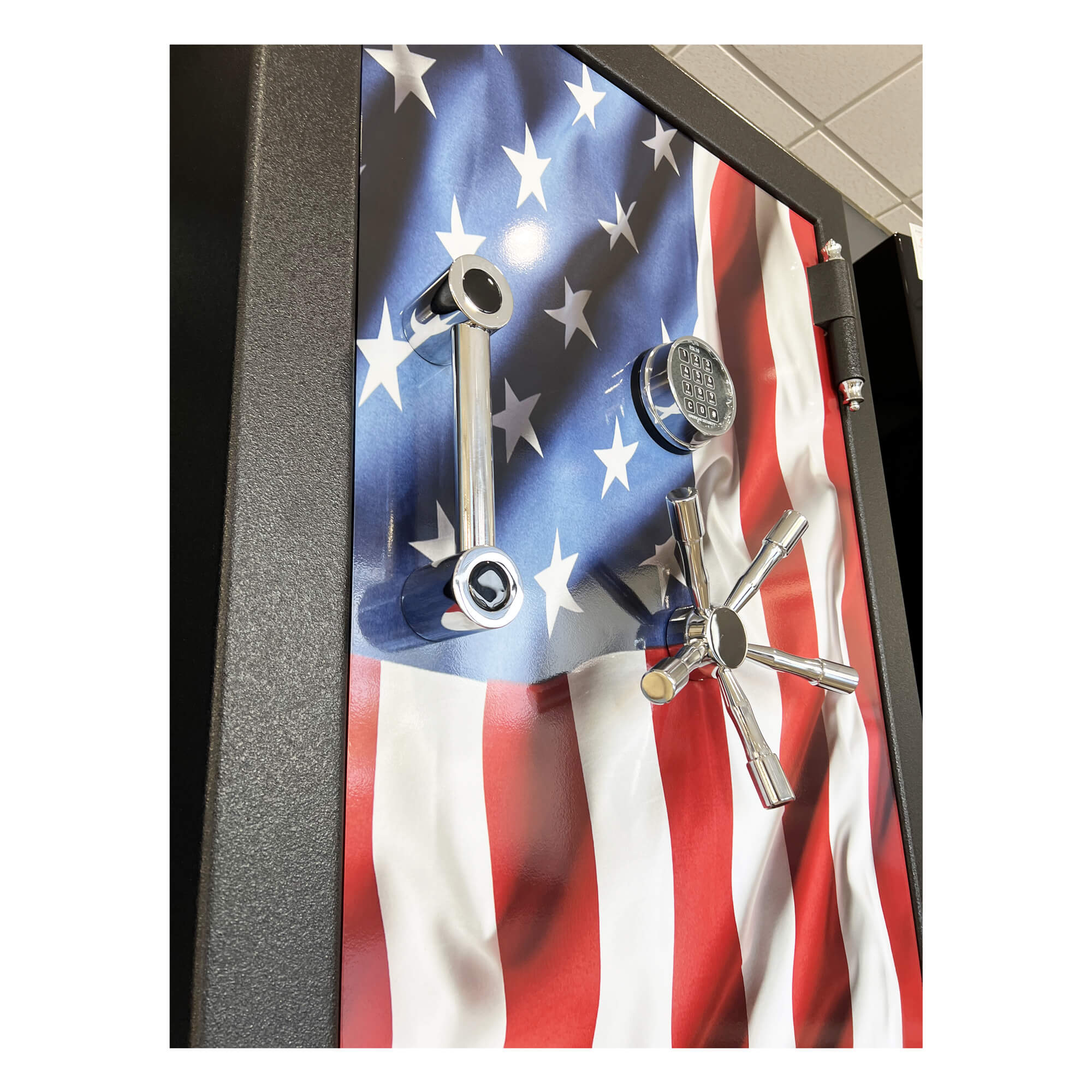 AMSEC BFX6030 BFX Gun Safe USA Flag Door Wrap Special Order - Dean Safe 