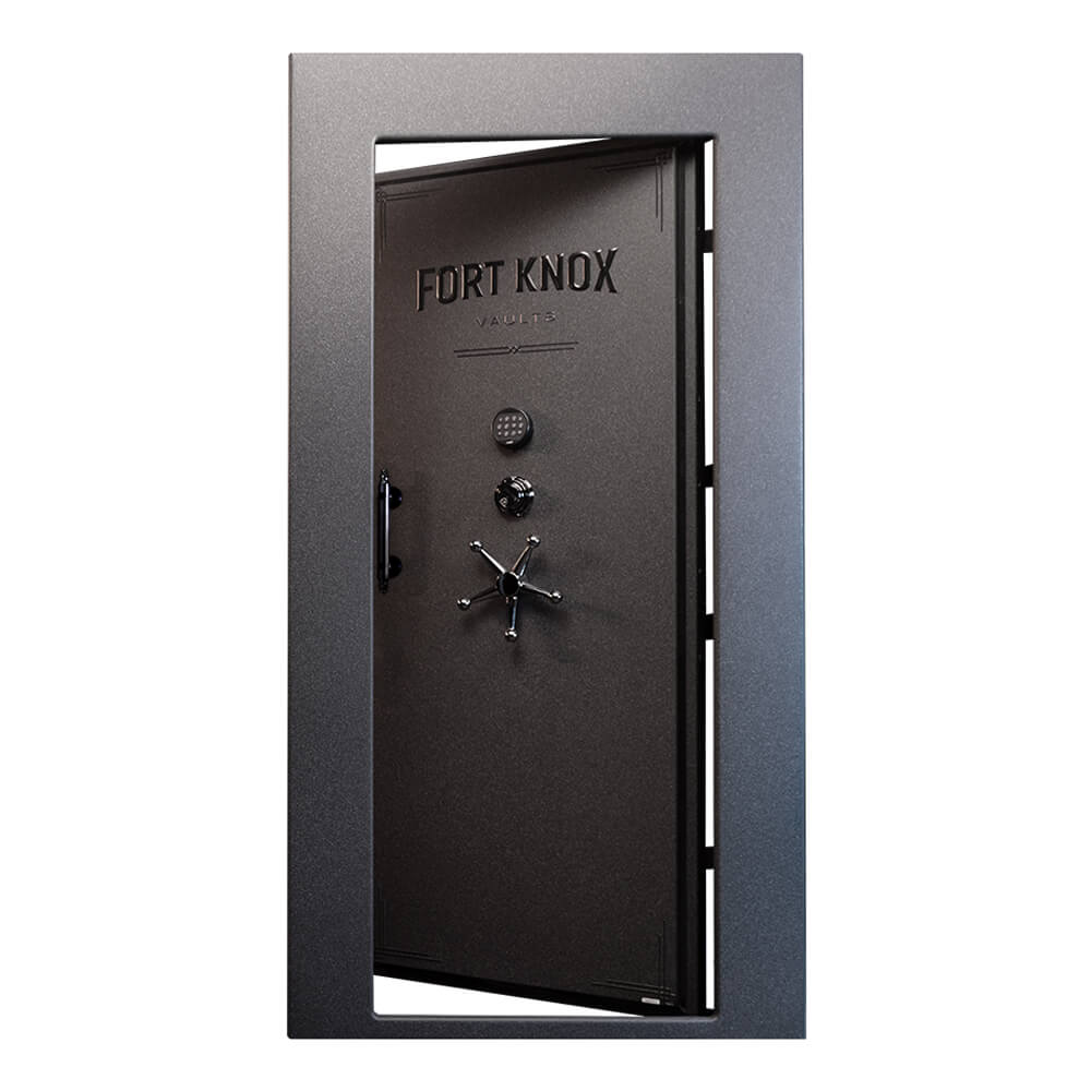 Fort Knox In-Swing 9640 Vault Door showing sturdy steel construction and secure locking mechanism for high-security storage.