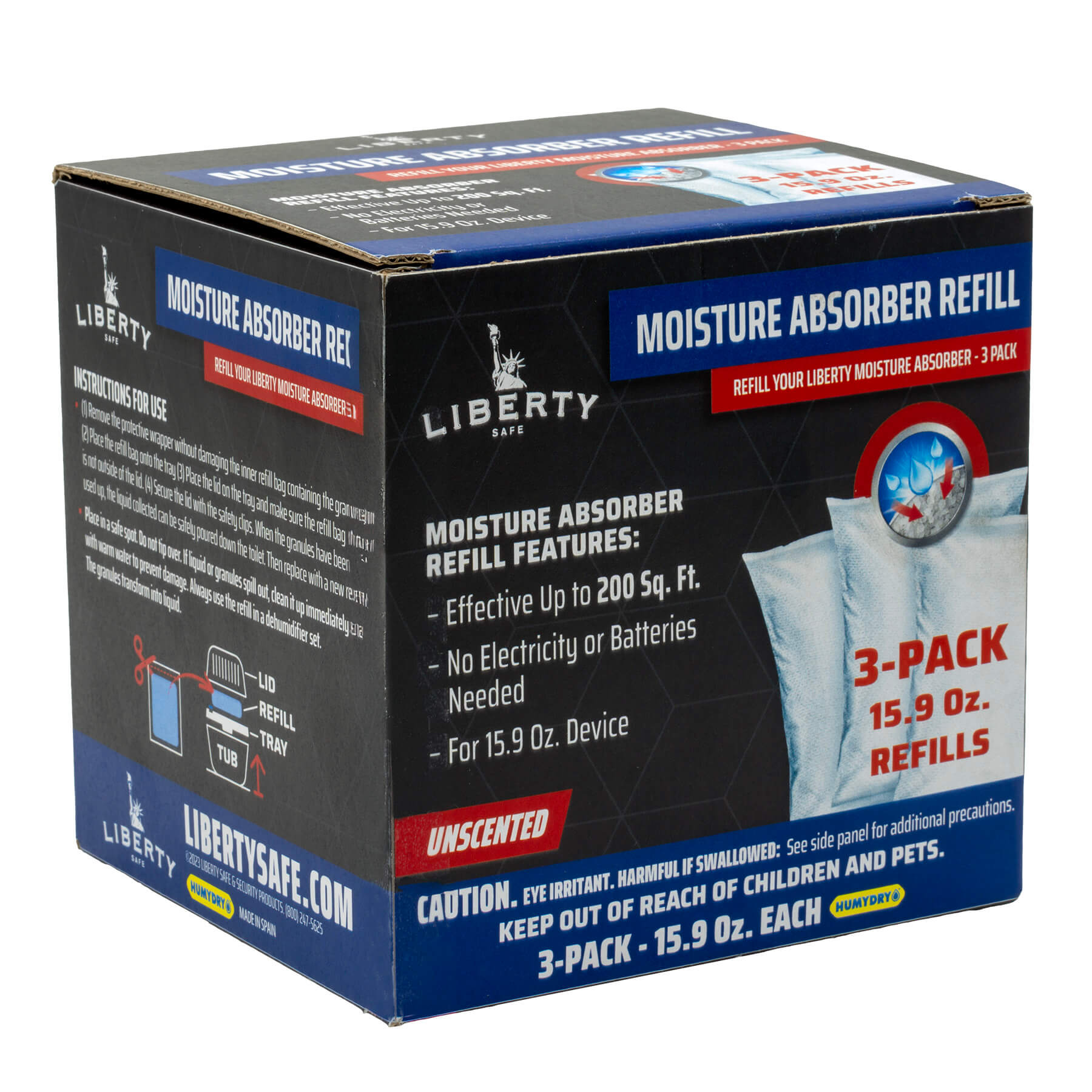 Liberty Humydry Moisture Absorber Humidity Control 15.9oz