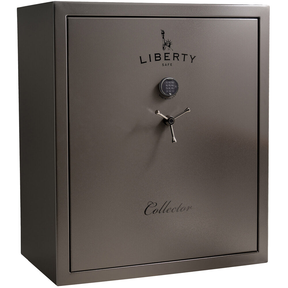 Liberty Safe Collector Gun Safe Gray Marble Exterior image | 72 long gun capacity | Dean Safe Company