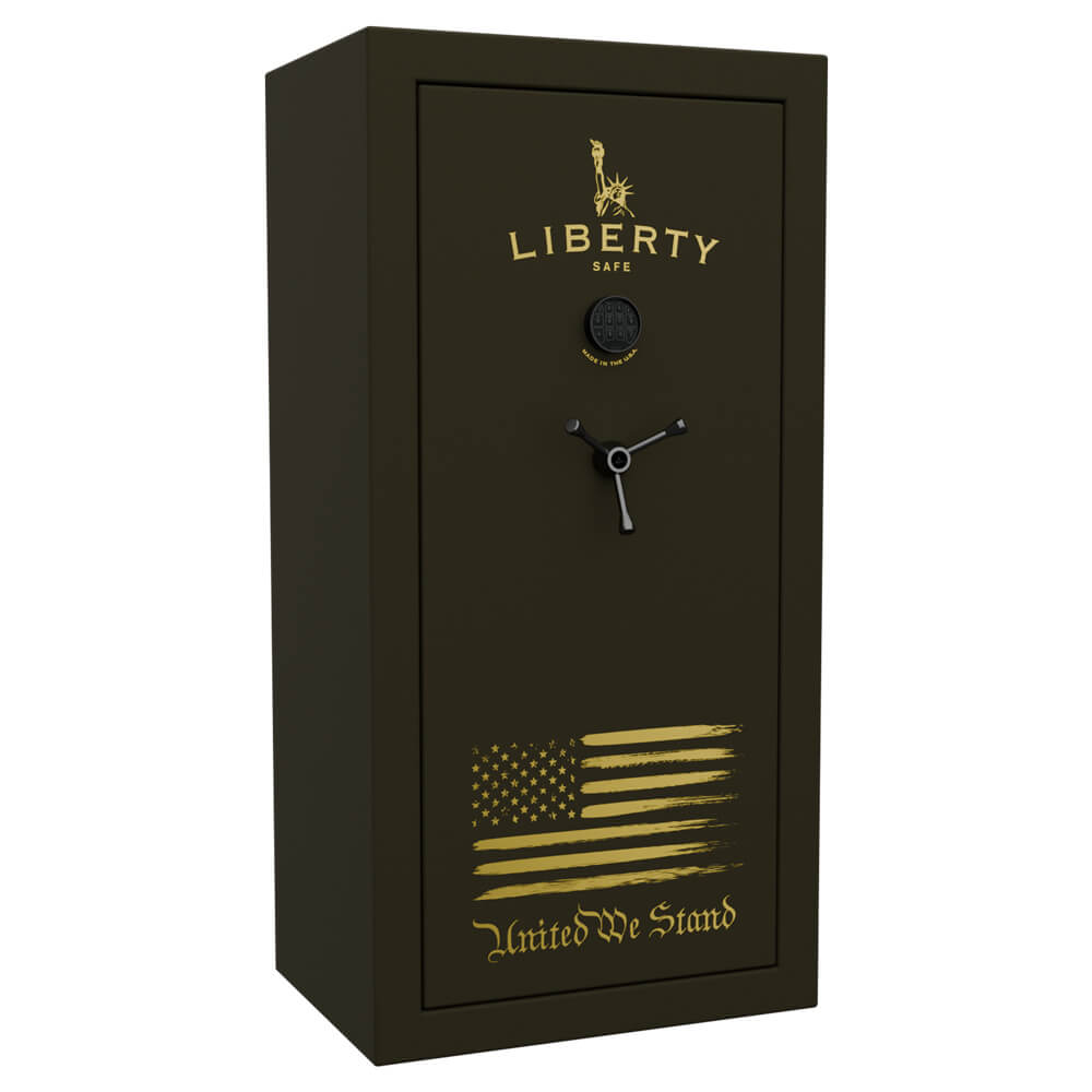 Liberty USA 30 Olive Drab “United We Stand” Gun Safe - Dean Safe