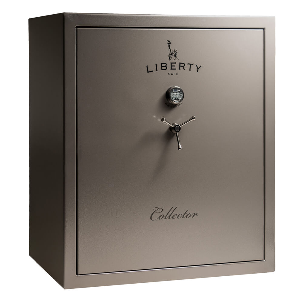 Liberty Safe Collector Gun Safe Gray Marble exterior image | Dean Safe Company