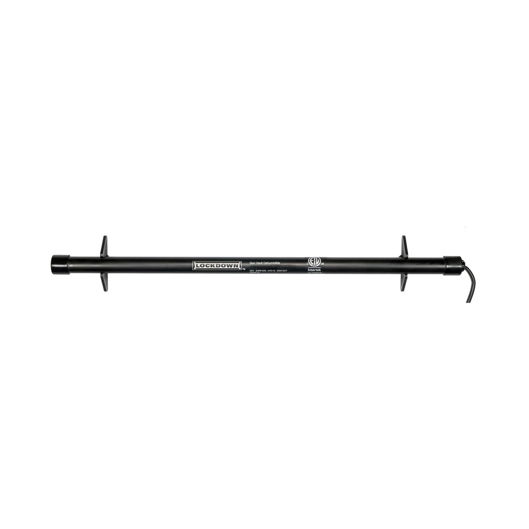Lockdown 18-inch dehumidifier rod for gun safes, designed to reduce moisture and protect stored firearms