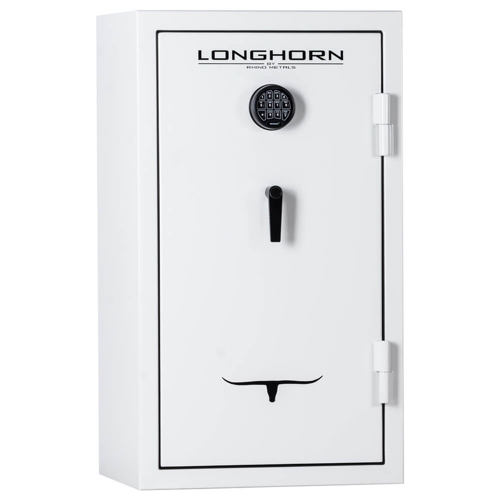 Rhino Safe Longhorn LGX4224W home safe with digital keypad and sturdy metal exterior for secure storage of valuables.