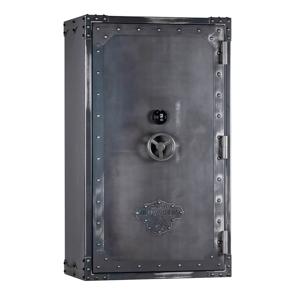 Rhino Safe AIX Lightning AIX7241 gun safe with digital keypad and secure lock, designed for firearm storage.