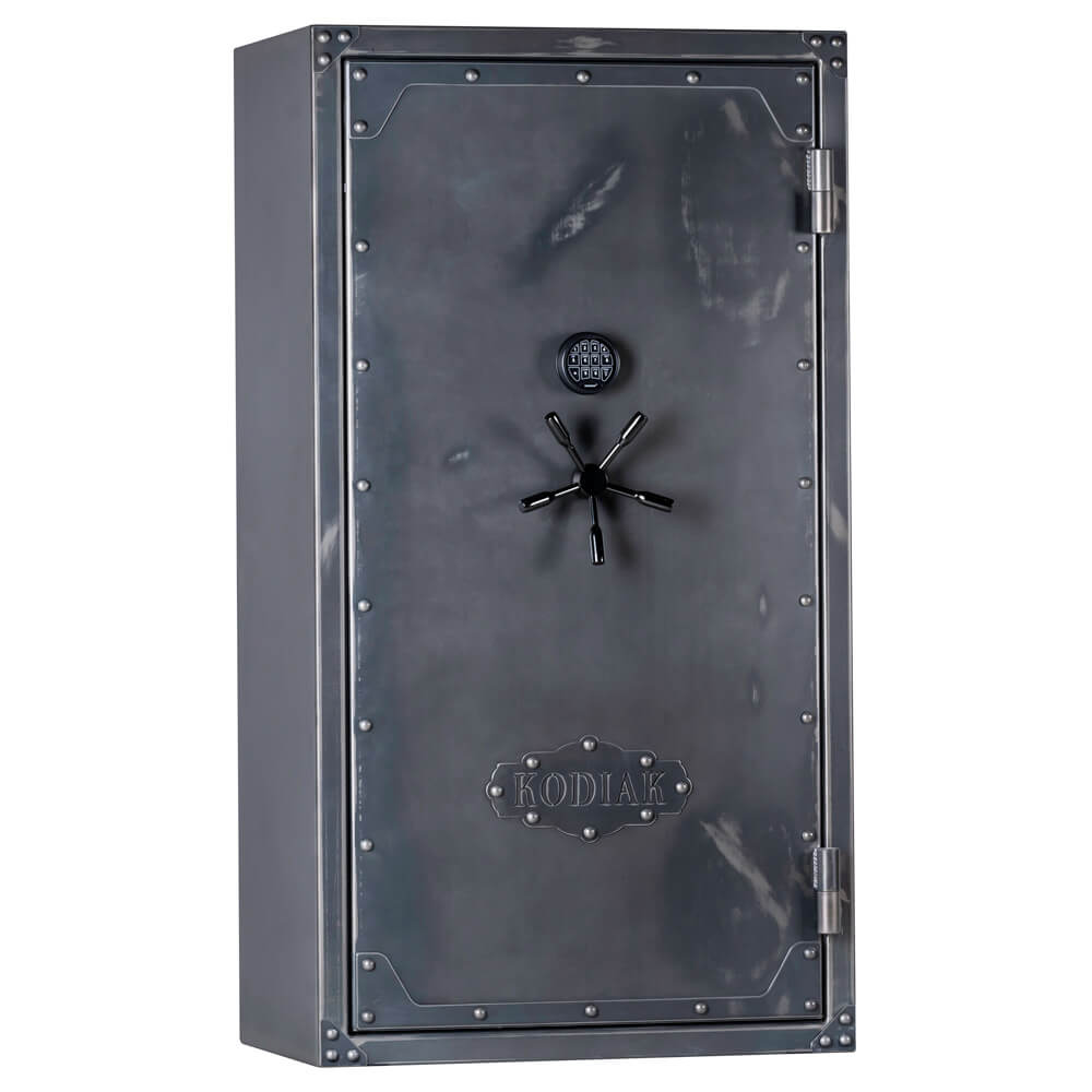 Rhino Kodiak KSXR6736 gun safe with secure steel construction and digital lock, shown in a gray finish.
