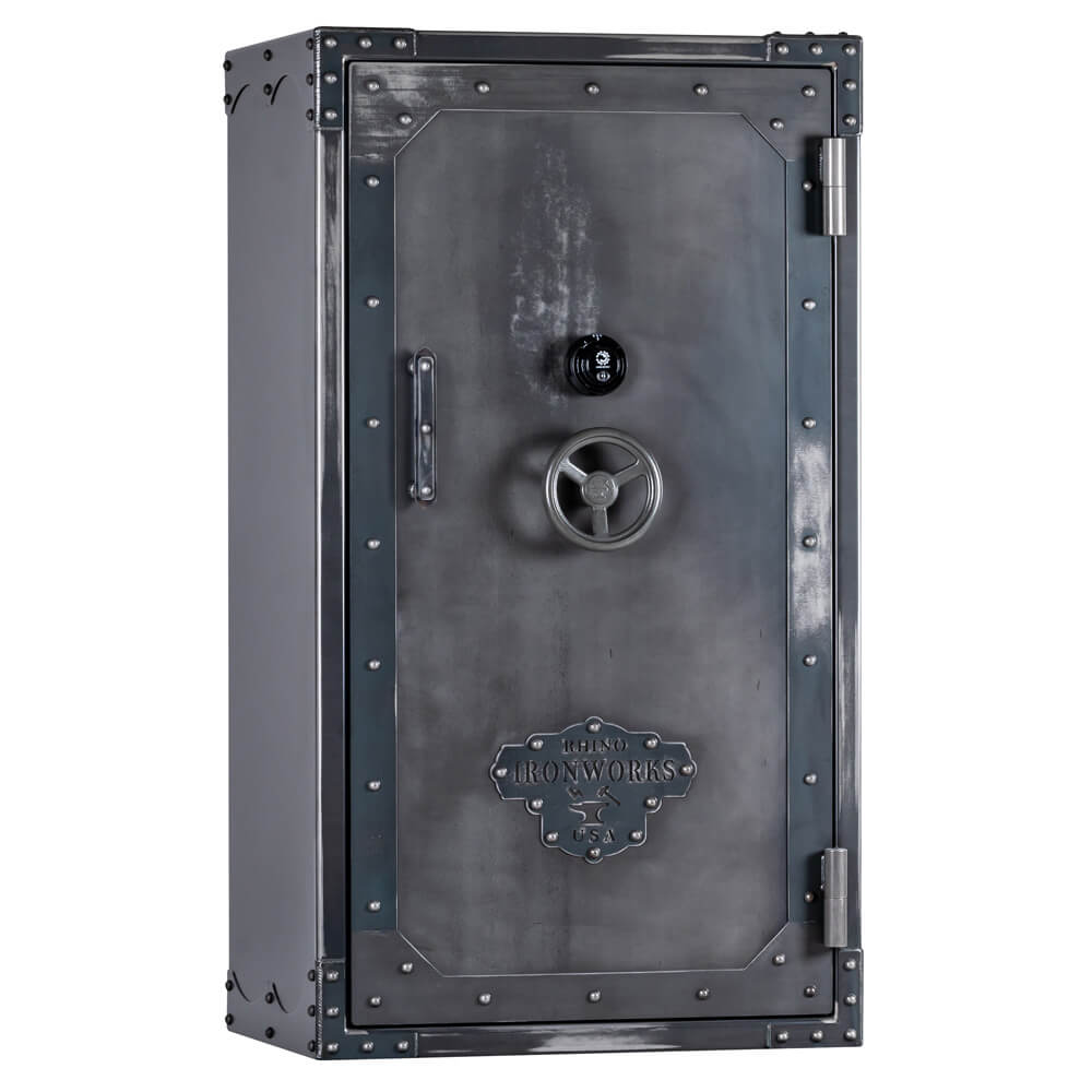 Rhino Thunderbolt TGIX6636 gun safe with secure locking mechanism and sturdy exterior for firearm storage.