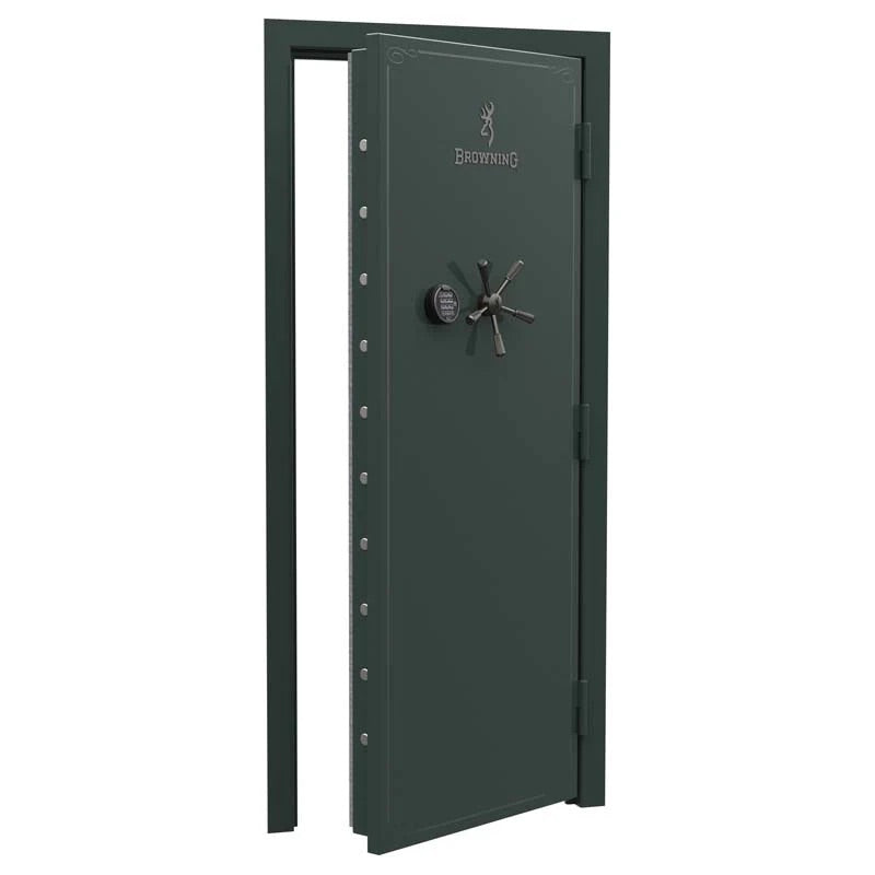 Browning Standard Out-Swing Vault Door with reinforced steel construction and heavy-duty locking mechanism.
