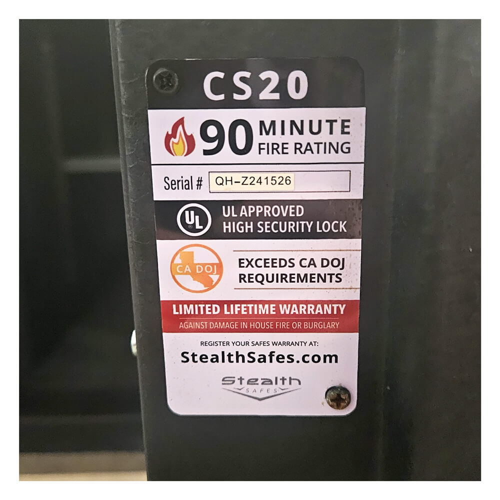 Stealth CS20 Concrete Composite Safe Paint Blemish - Dean Safe 