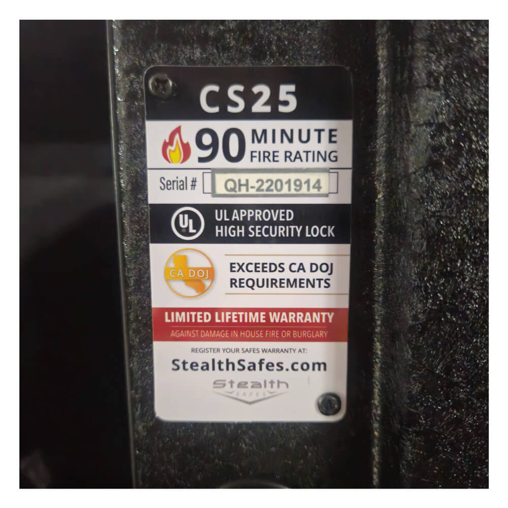 Stealth CS25 Concrete Composite Safe - Used