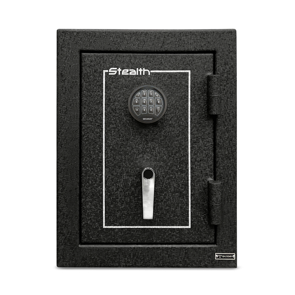 Stealth UL Home and Office Safe HS4 with digital keypad and sturdy metal construction for secure storage.