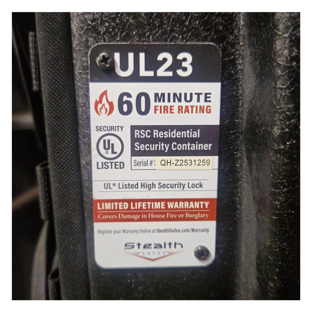 Stealth UL RSC Gun Safe UL23 | Blemished