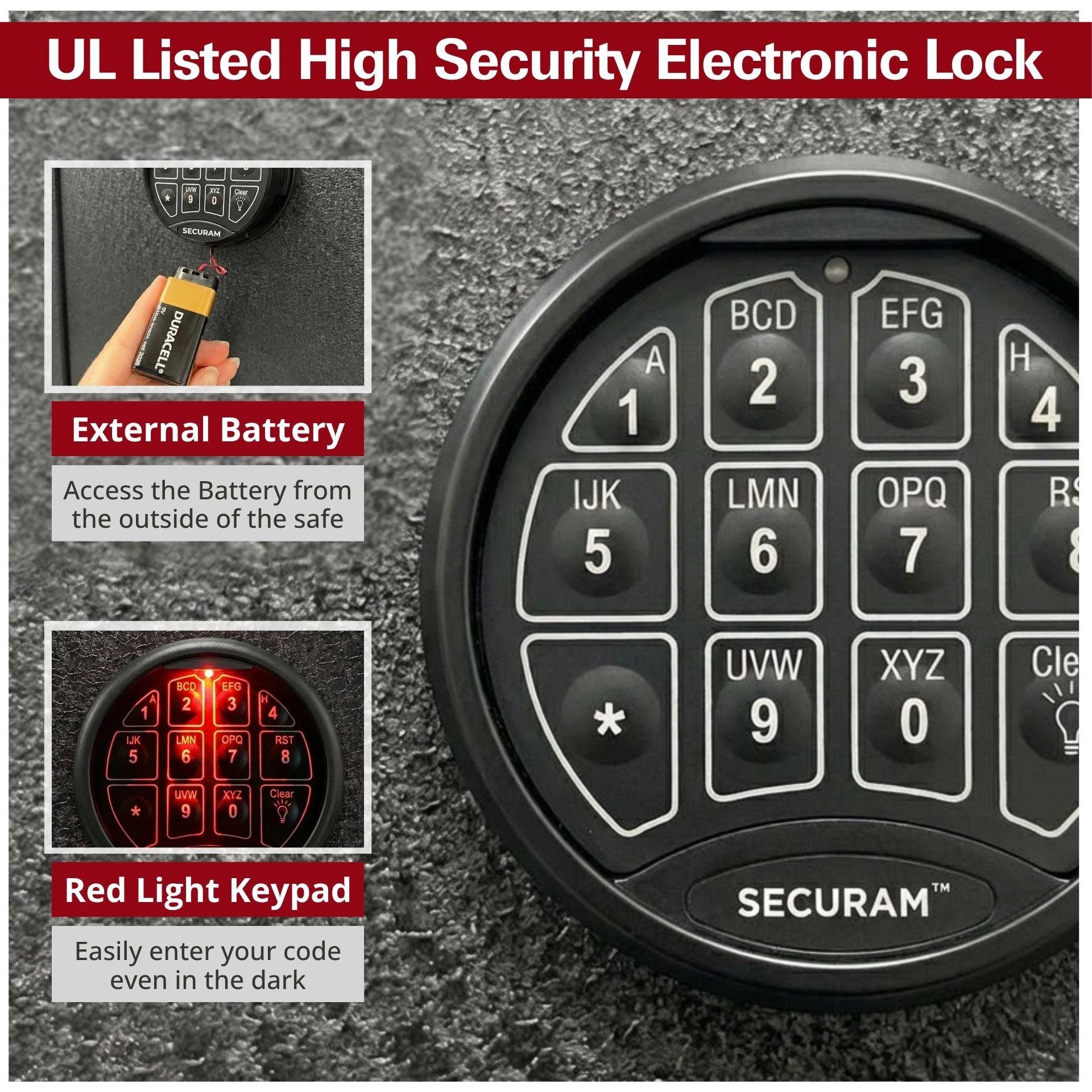 Stealth UL RSC Gun Safe UL50