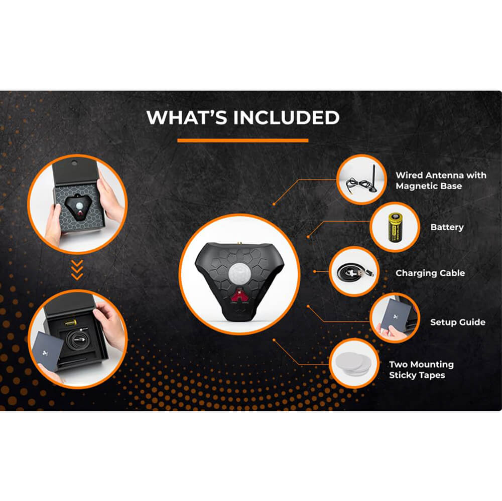 Simtek StealthALERT Compact Wireless Alarm System w/ Temperature & Humidity - Dean Safe 