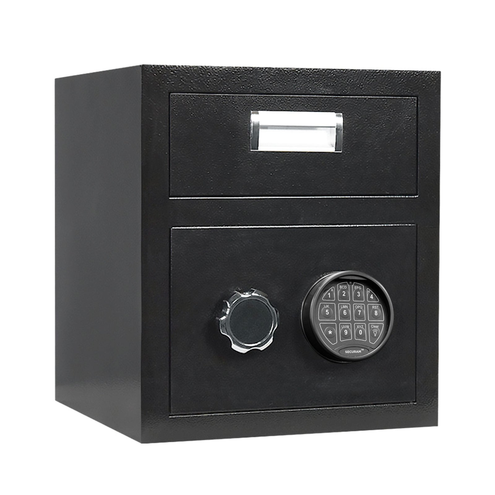Stealth DS1614 Drop Safe Mini Depository Vault with secure lock and compact design for cash and valuables storage.