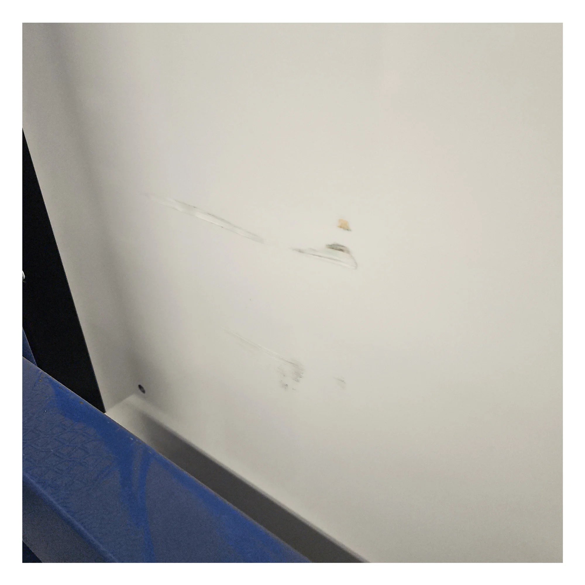 Used Dean Safe AMSEC BF3416 white gloss burglar and fire safe with paint chips and scratches