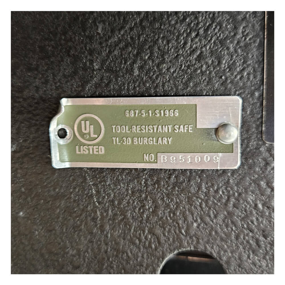 Used AMSEC Plate Body TL-30 Safe - Dean Safe 