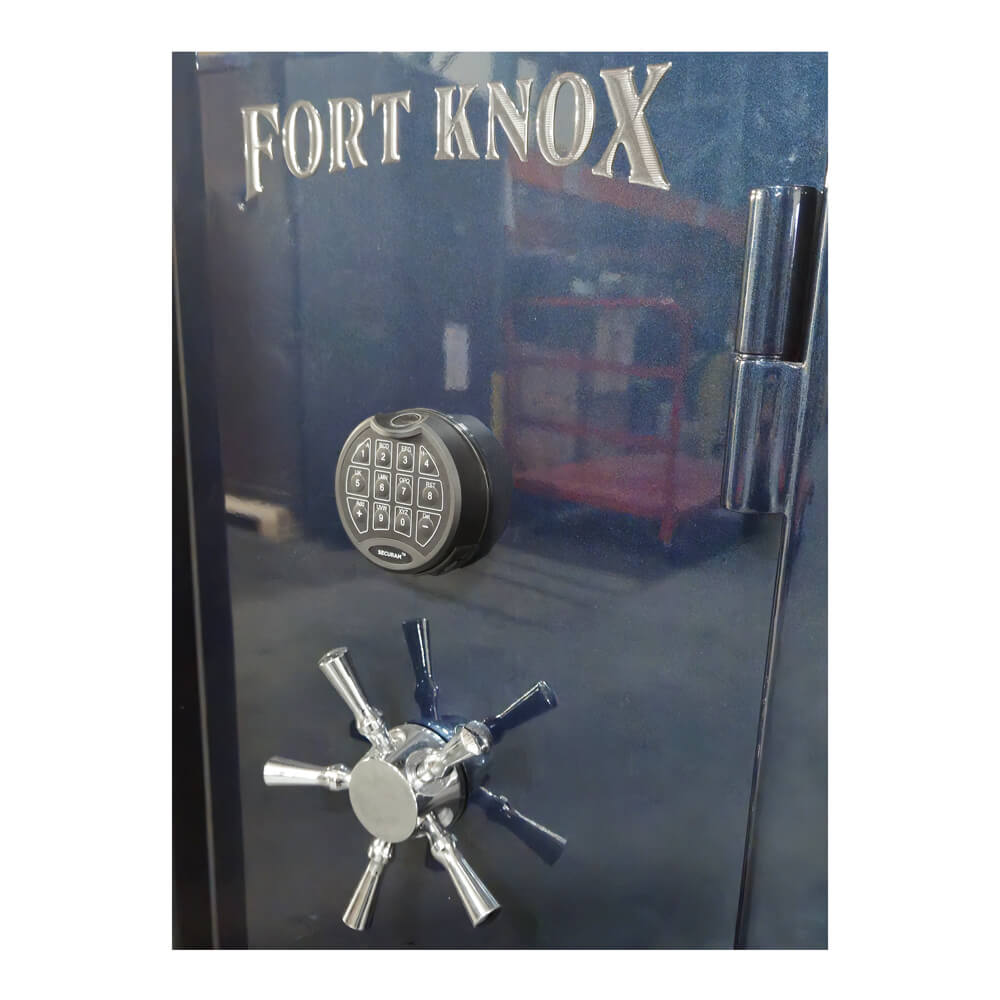 Fort Knox Spartan 4026 Home Safe Blue Gloss - Dean Safe 