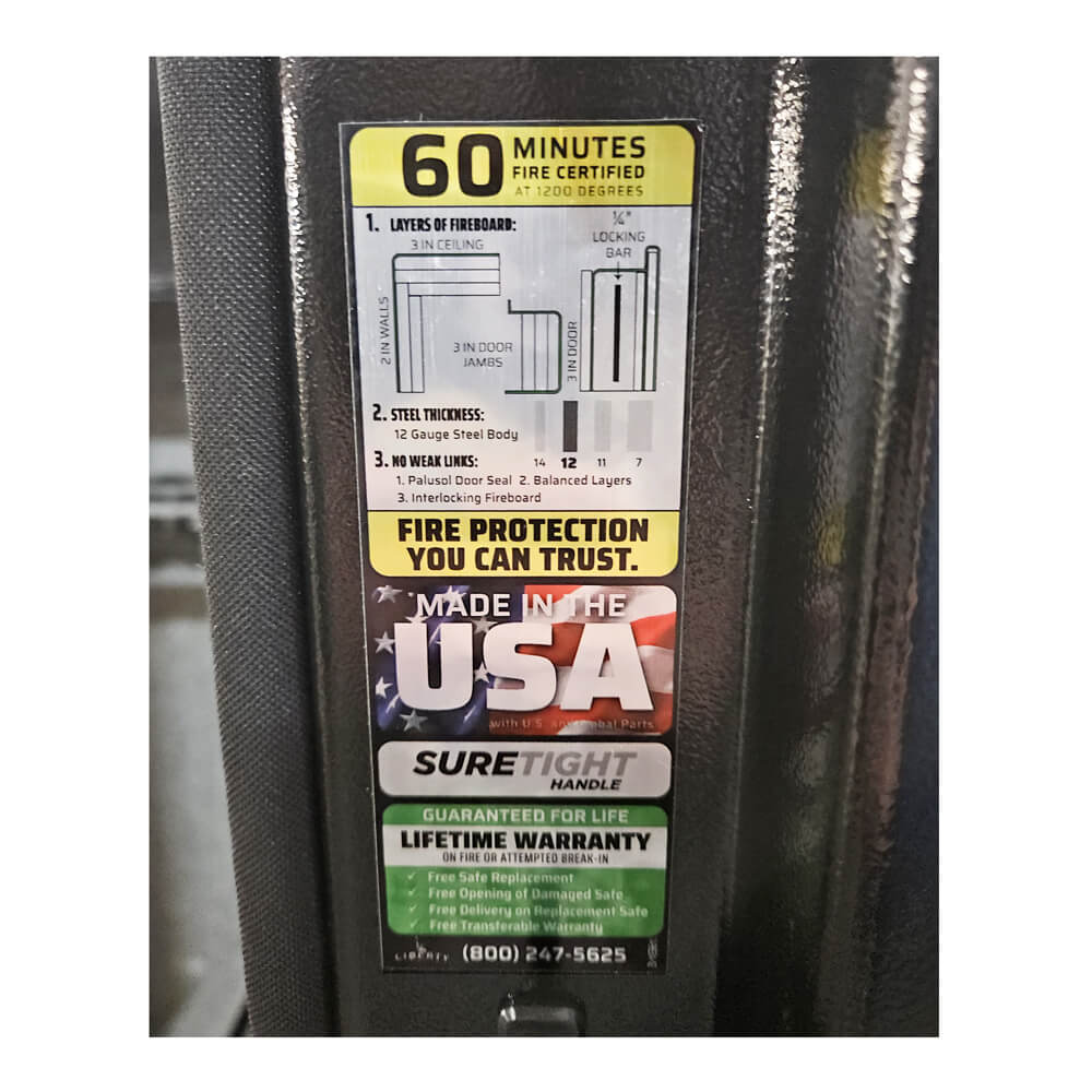 Liberty USA 30 Gun Safe from 2023 with Scratches & Paint Chips - Dean Safe 