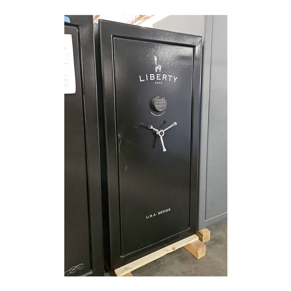 Liberty USA 30 Gun Safe from 2023 with Scratches & Paint Chips - Dean Safe 