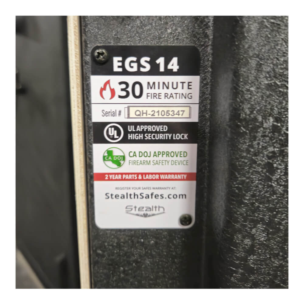 Stealth Essential 14 Gun Safe EGS14 | Display Unit - Dean Safe 