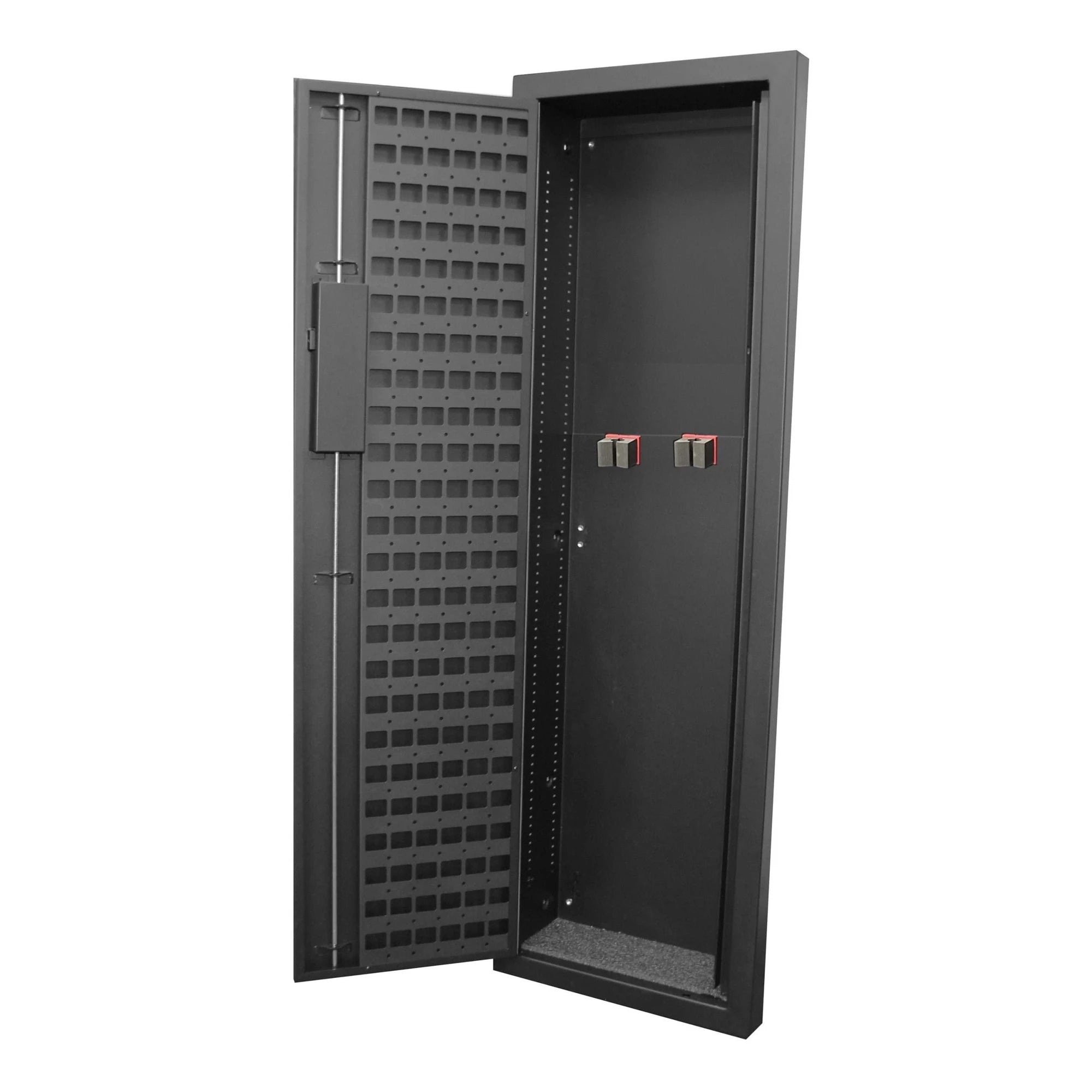Open V-Line Secure Tactical Closet Vault wall safe in black, model 51653-S FBLK