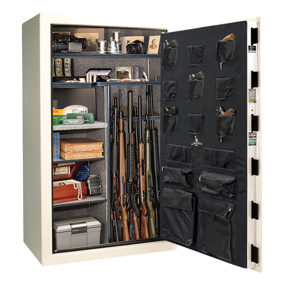 Liberty USA 50 Gun Safe White Gloss Promo - Dean Safe 