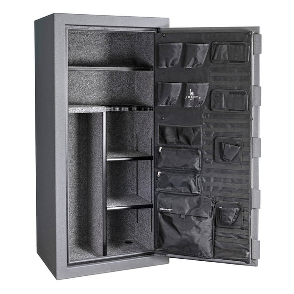 Liberty Centurion 24 Distressed Flag Gun Safe | Gray Textured | Fire ...