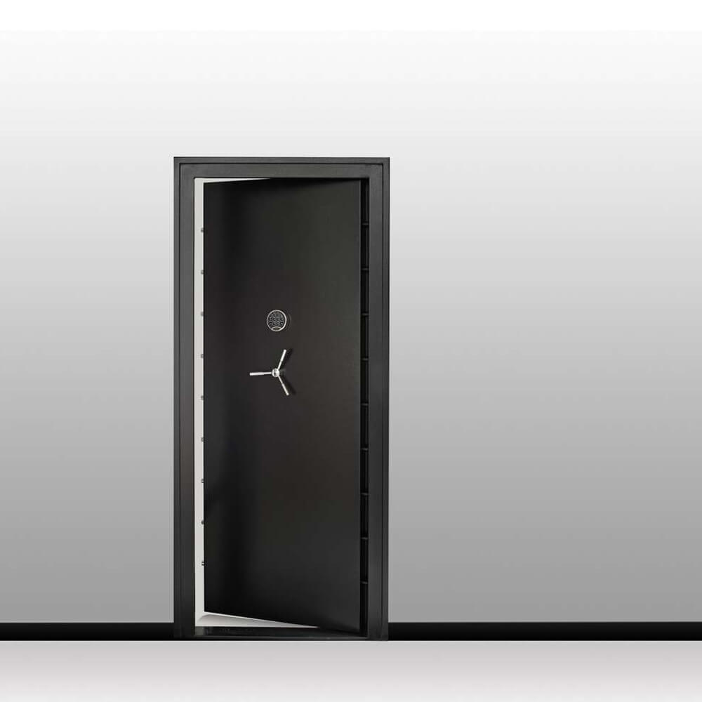 SnapSafe Vault Door 32-inch wide security door with sturdy metal construction and locking mechanism for enhanced safety.