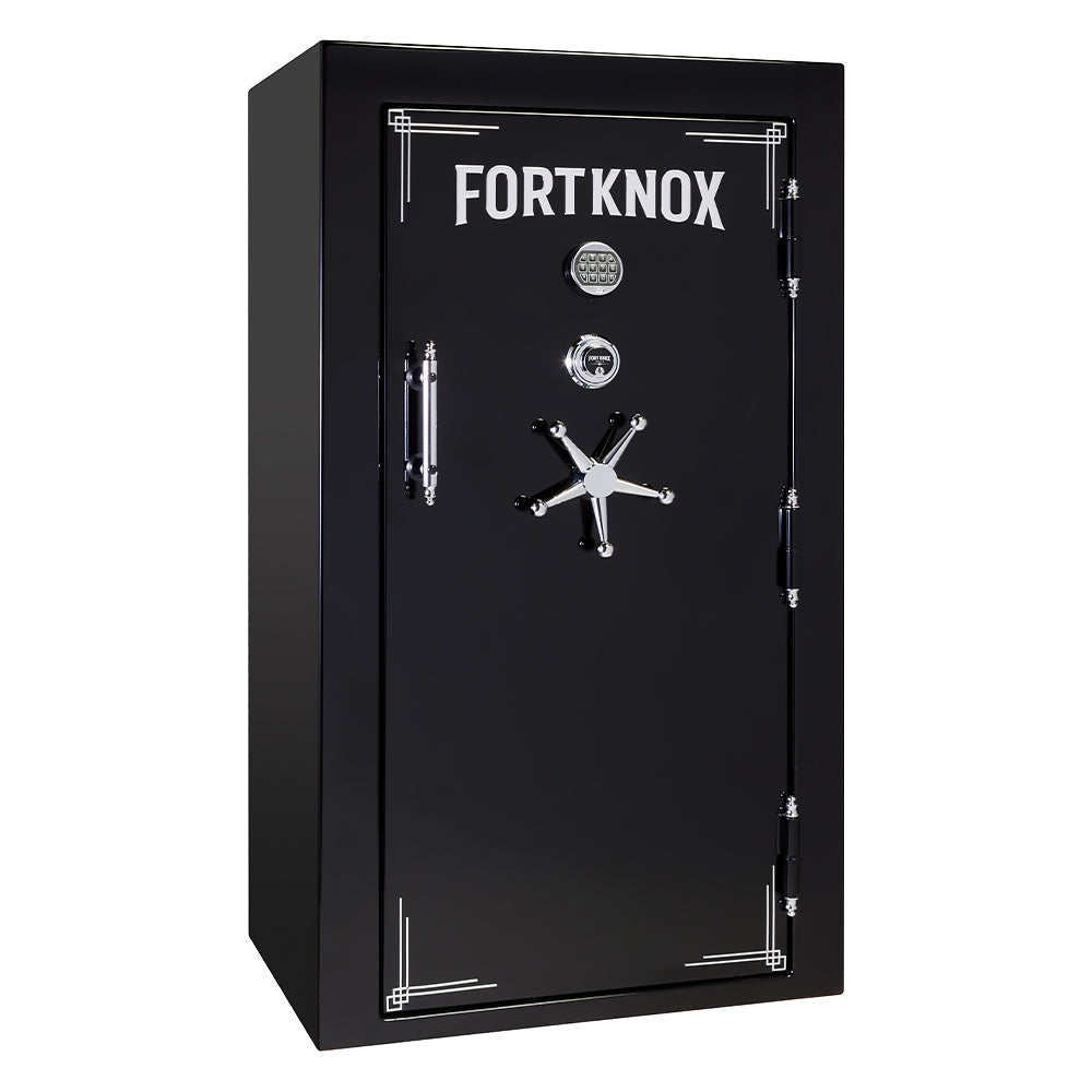 Fort Knox Spartan 6637 gun safe with secure locking mechanism and durable steel construction, designed for firearm safety.