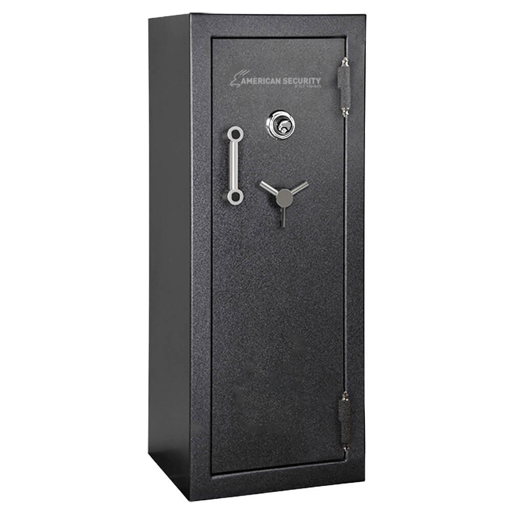 American Security BFX6024 gun safe with secure locking mechanism and durable steel construction, designed for firearm storage.