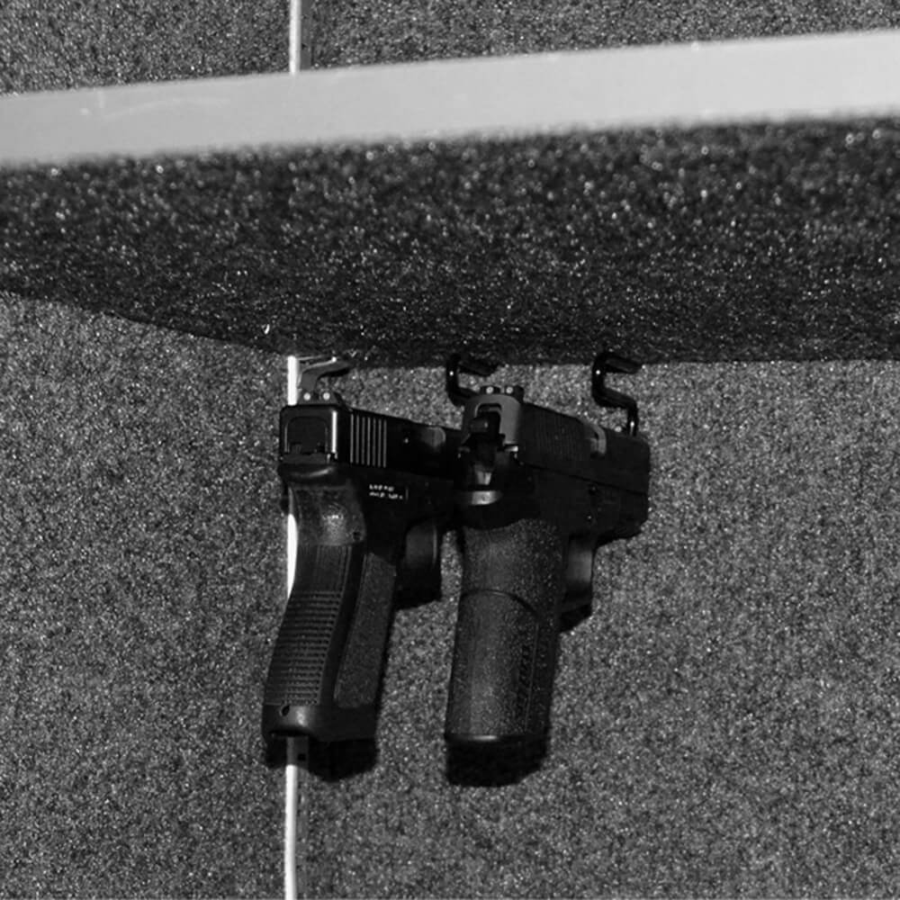 Gun Storage Solutions Back-Under Handgun Hangers - Dean Safe 