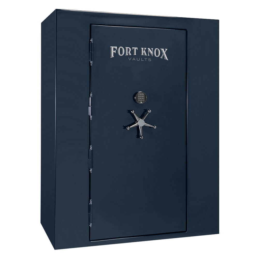 Fort Knox Defender 7251 gun safe with secure locking mechanism and sturdy exterior, designed for firearm security.