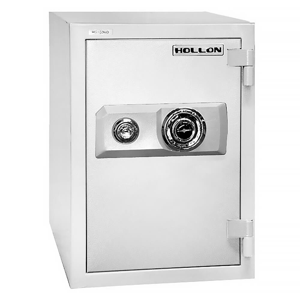 Closed Hollon HS-500D home and office fire safe with digital keypad and sturdy metal construction.