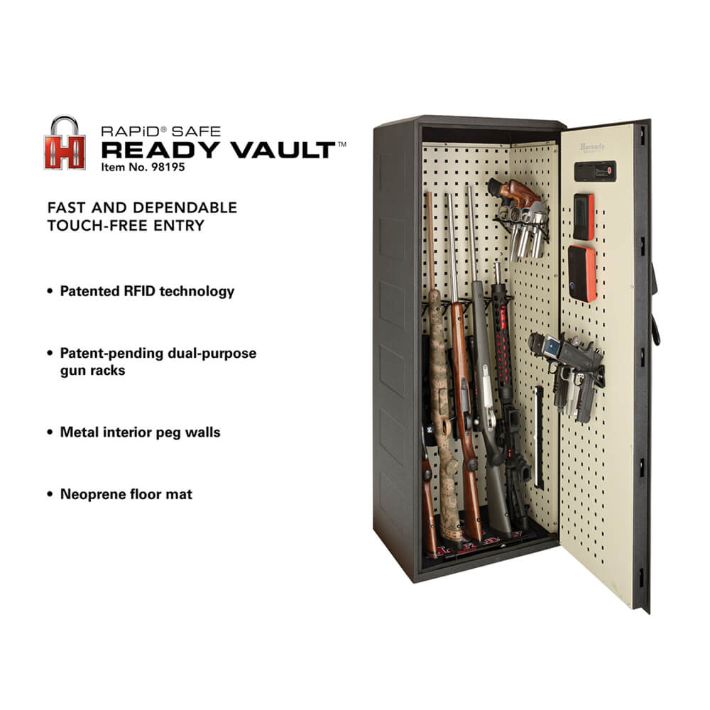 Hornady RAPiD Safe Ready Vault RFID with WIFI 98195WIFI - Dean Safe 