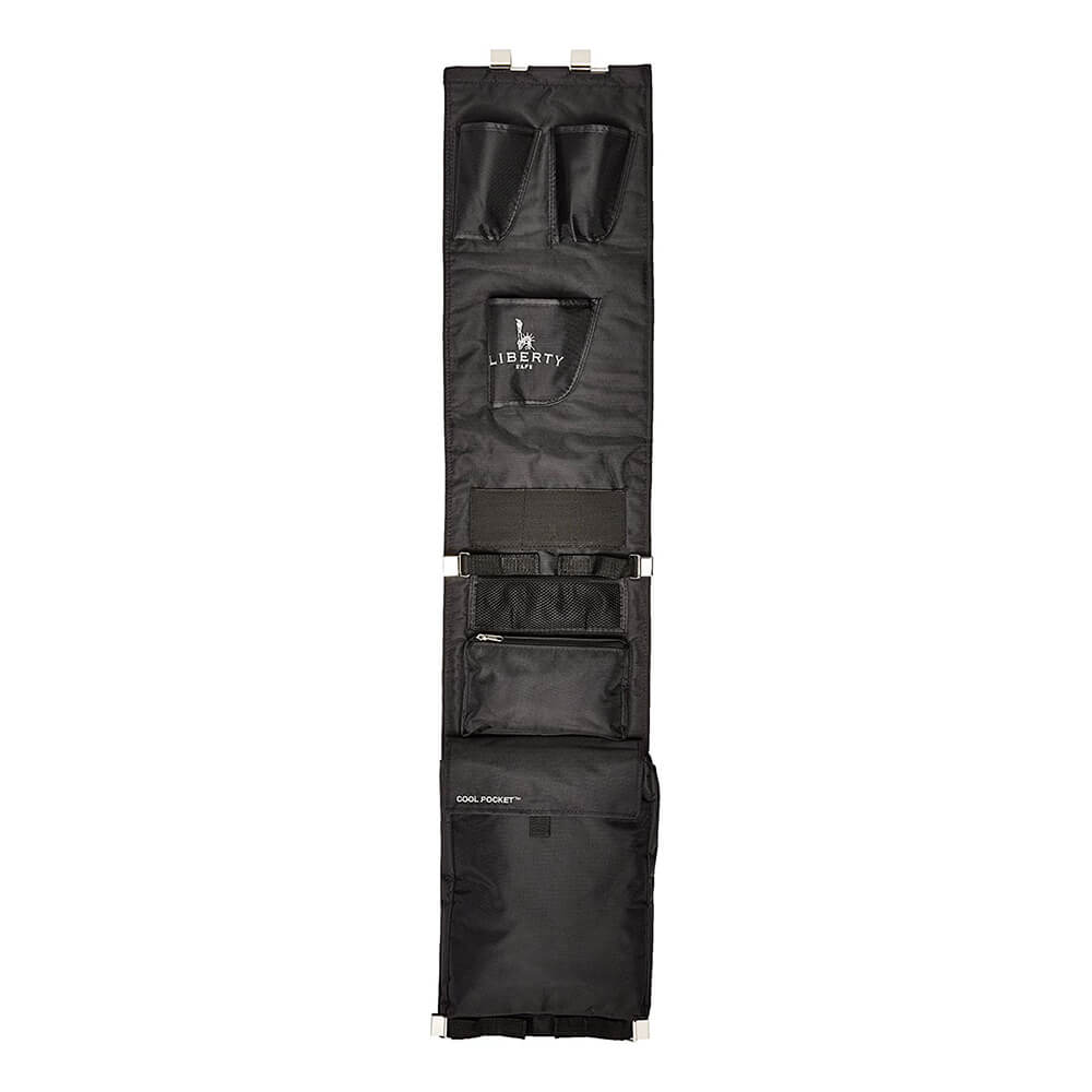 Liberty Model 12 gun safe door panel organizer with multiple pockets for ammunition and accessories.