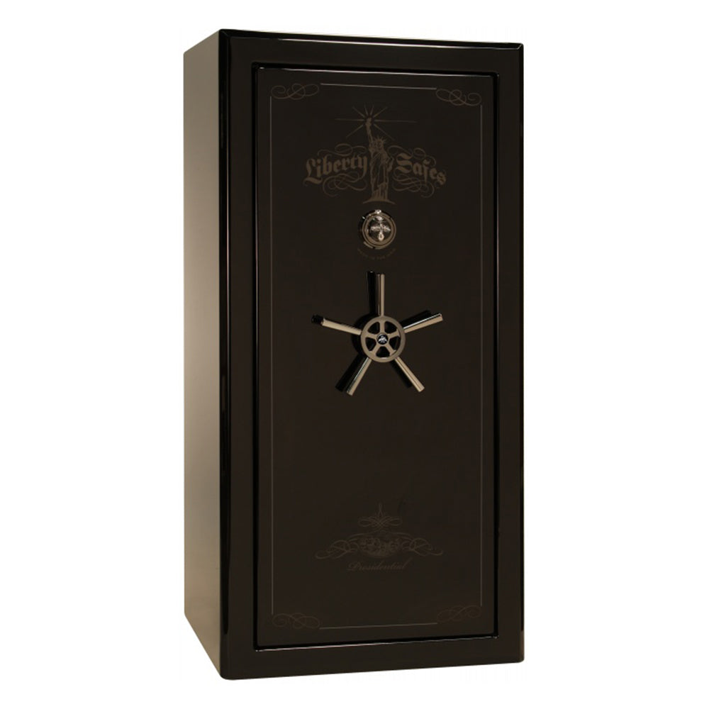 Liberty Presidential 25 PX25 gun safe with secure locking system and durable steel construction for firearm storage.